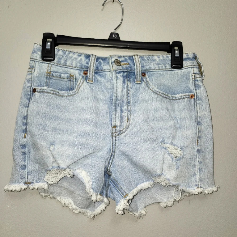 Old navy women's shorts size 2 high rise blue